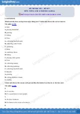 Đề thi học kì 1 Tiếng Anh 11 Friends Global - Đề số 7
